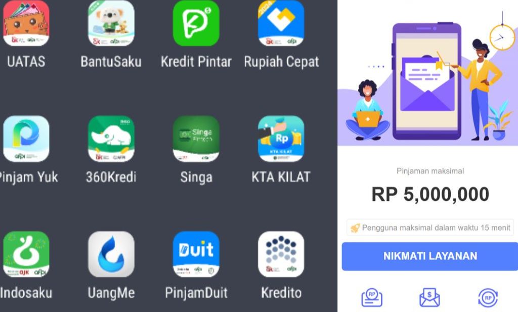 ojk blokir ribuan apk pinjol ilegal dan investasi bodong