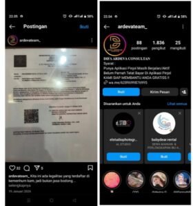 Waspada penipuan jasa hapus data pinjaman online