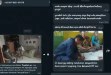 field collector visit kerumah nasabah yang galbay