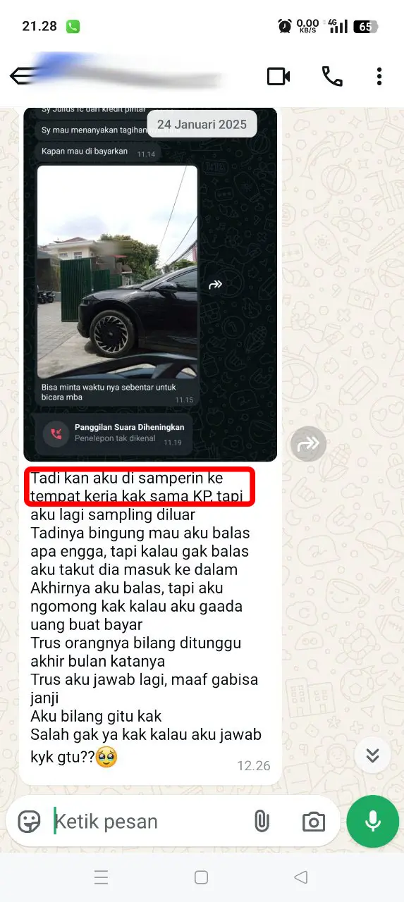 debt collector pinjol kredit pintar