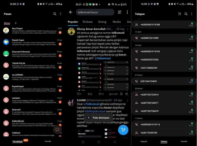 data telkomsel bocor