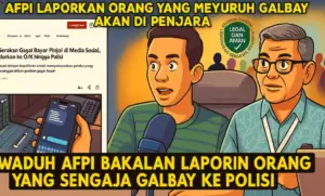 sengaja galbay pinjol afpi laporkan ke polisi
