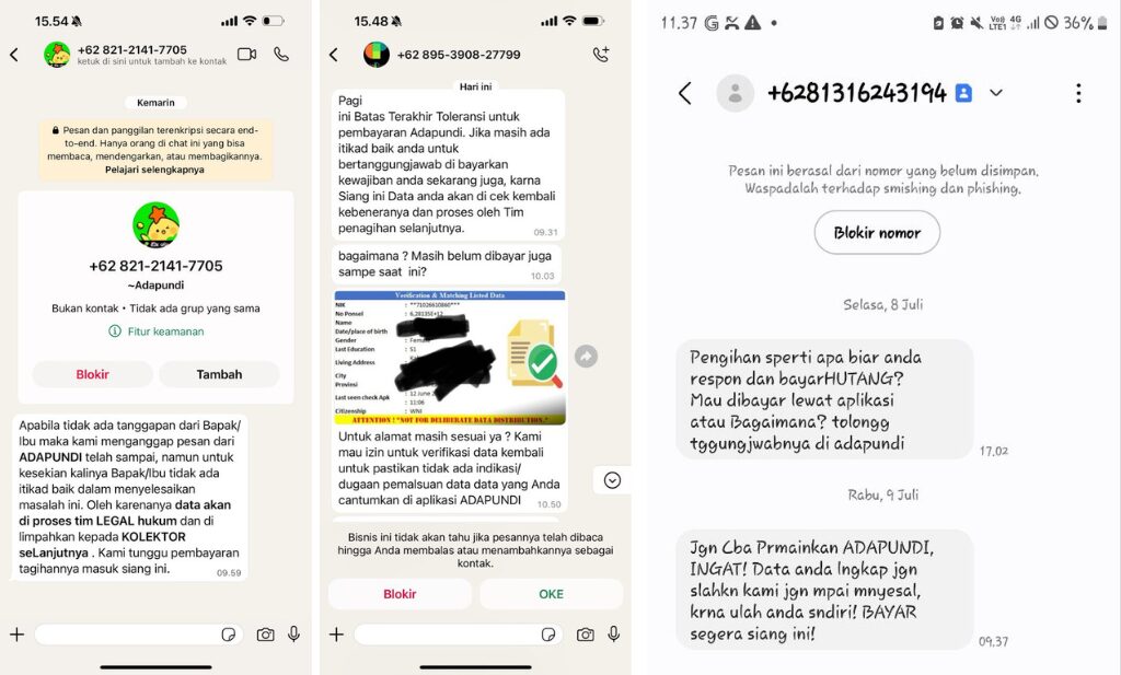 cara penagihan dc pinjol adapundi