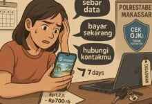 modus pinjol ilegal