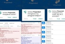 cara pinjol mengakses data smartphone