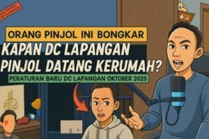 ciri-ciri DC lapangan pinjol datang kerumah