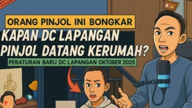 ciri-ciri DC lapangan pinjol datang kerumah