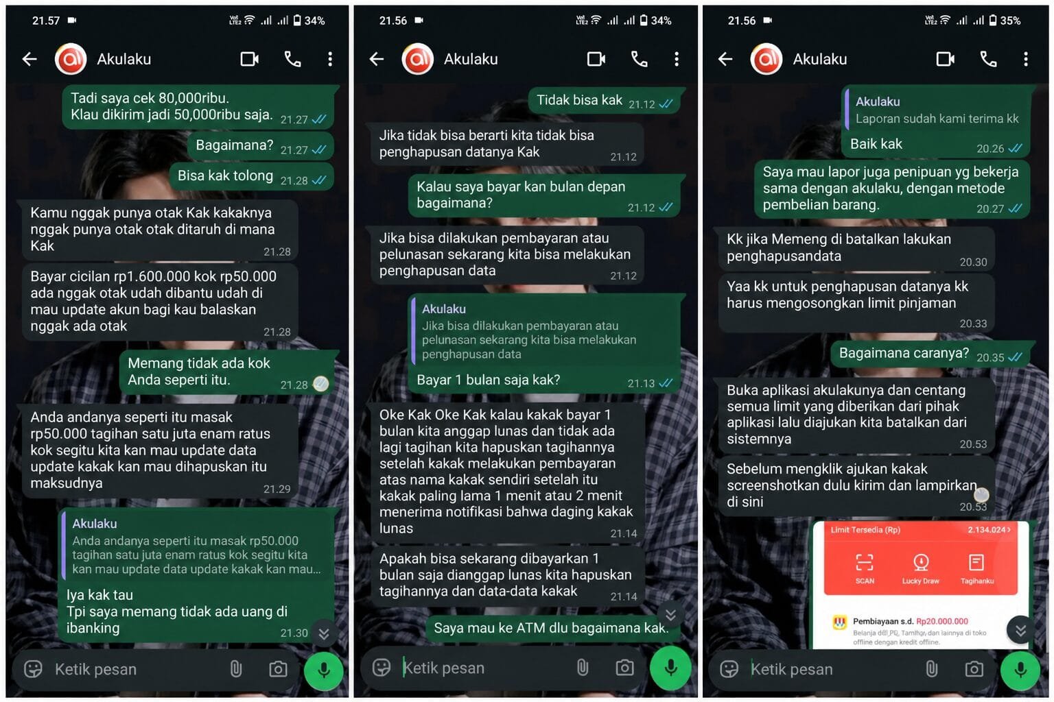 penipuan hapus data mengatasnamakan pihak akulaku